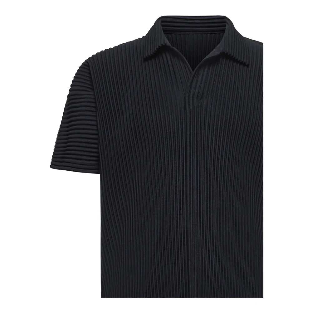Issey Miyake Zwarte T-shirts en Polos voor Mannen Black Heren
