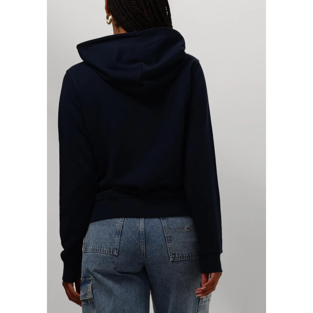 Tommy Jeans Essential Logo 2 Hoodie Navy Blue Dames