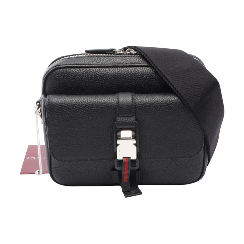 Gucci Vintage Svart Pre-Owned Vintage Väska I Narvläder