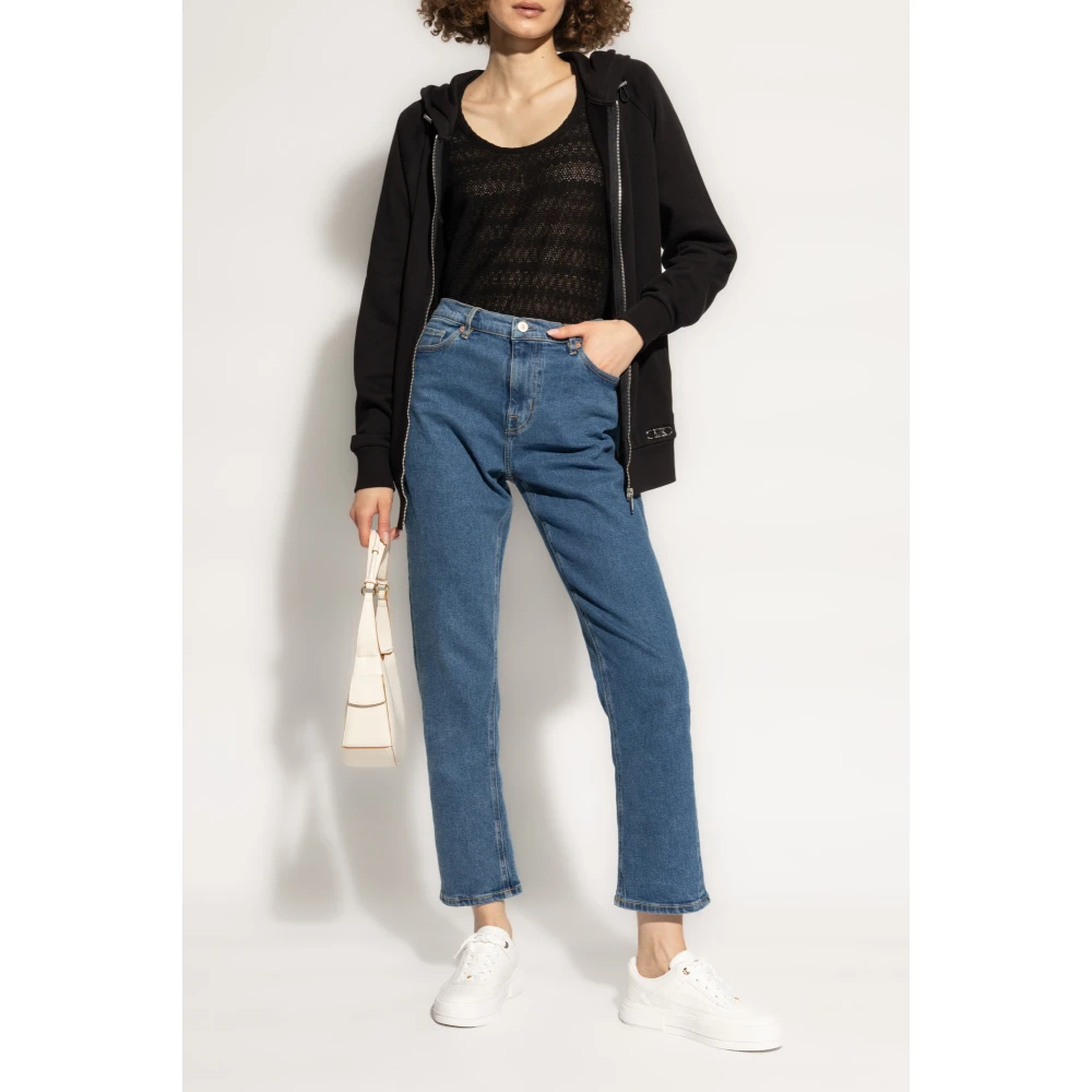 Rag & Bone Top Julia Black Dames