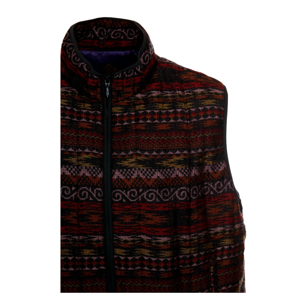 Needles Gewatteerde Piping Vest Multicolor Heren