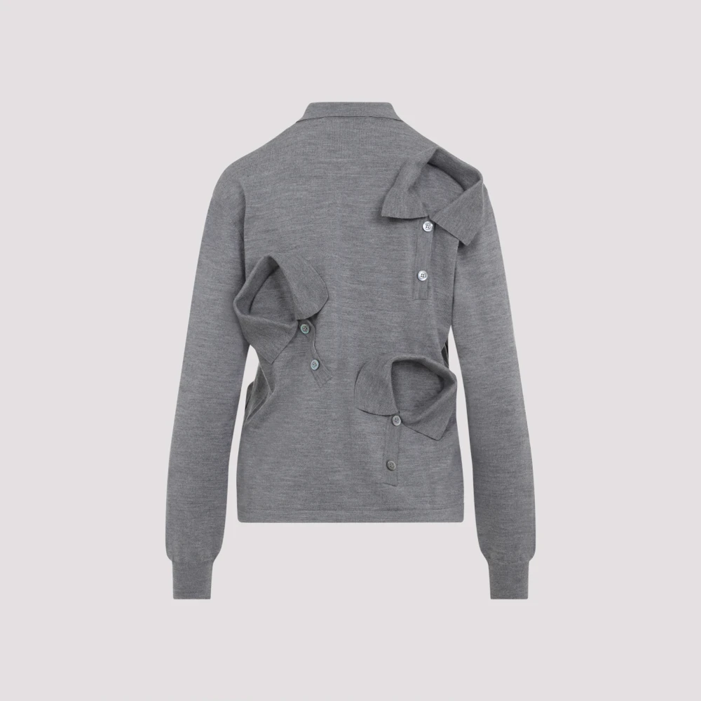 Moschino Grijze Sweater met Stijl 0485 Gray Dames