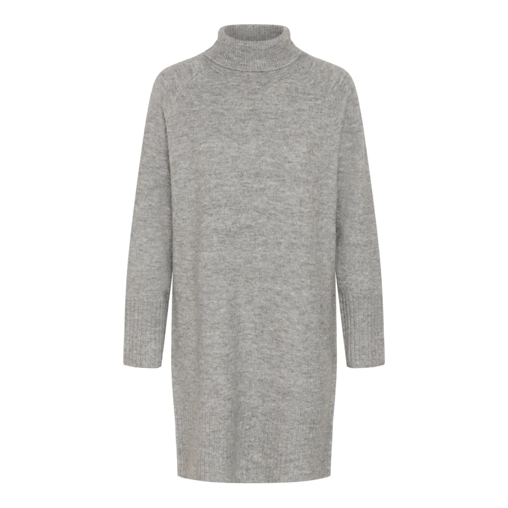 Kaffe Donna Gris Vestito In Maglia Da Kaerin - Immagine 2