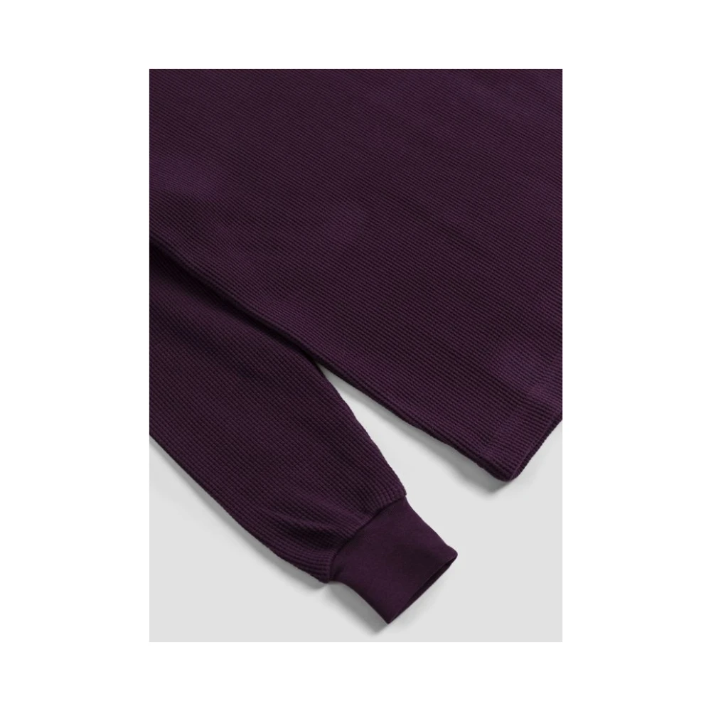 Burberry Lange mouwen top met Equestrian Knight print Purple Heren
