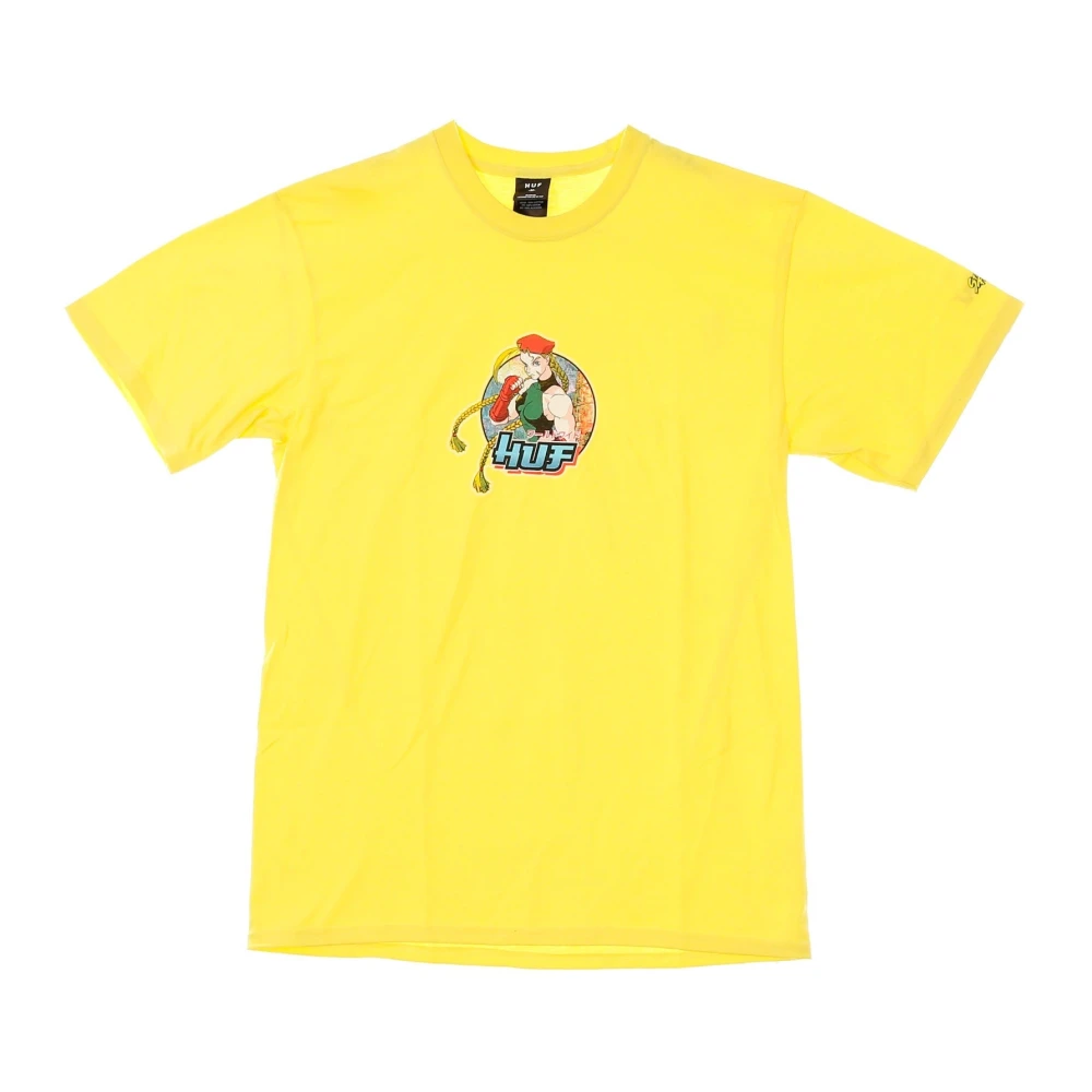 HUF Street Fighter II Gele Heren Tee Yellow Heren