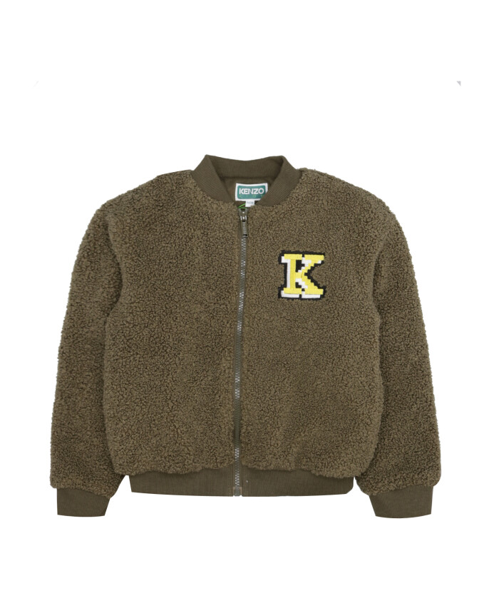 sweat-shirt-kaki-en-coton