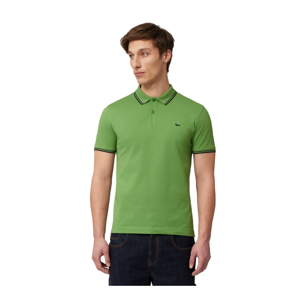 Harmont & Blaine Men's Green - Polo Shirts - Xl - Tops