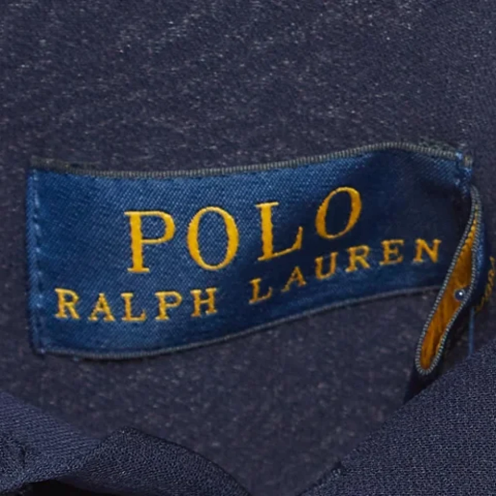 Ralph Lauren Pre-owned Silk tops Blue Dames