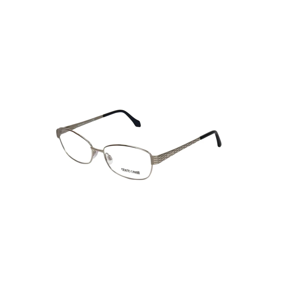 Roberto Cavalli Women's Gray Sleek Metal Glasses Frames