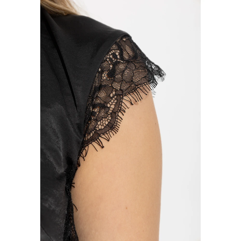 AllSaints Lyra Jurk Black Dames