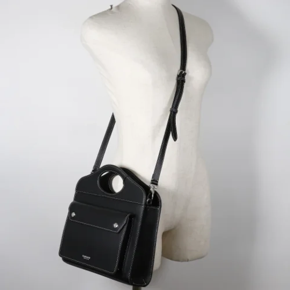 Burberry Vintage Pre-owned Fabric handbags Black Dames