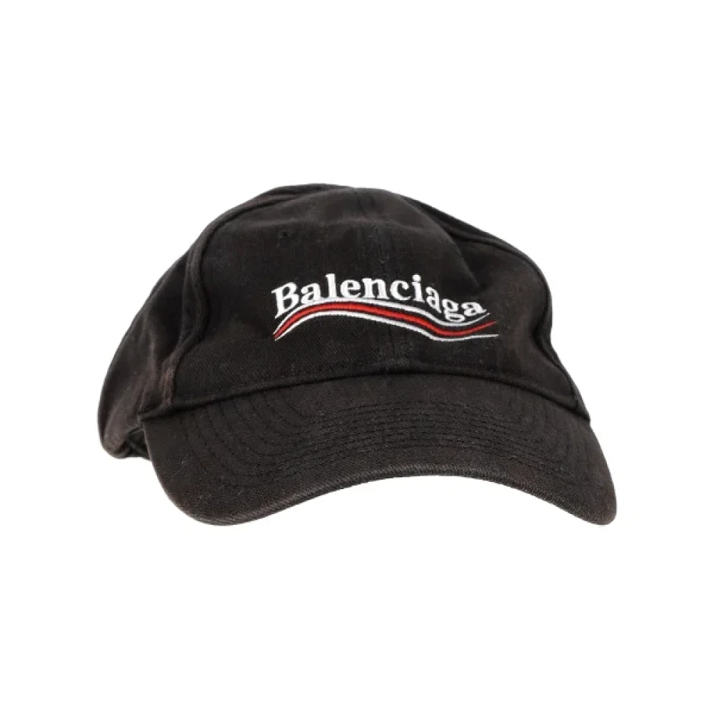 Balenciaga Vintage Pre-owned Cotton hats Black Dames