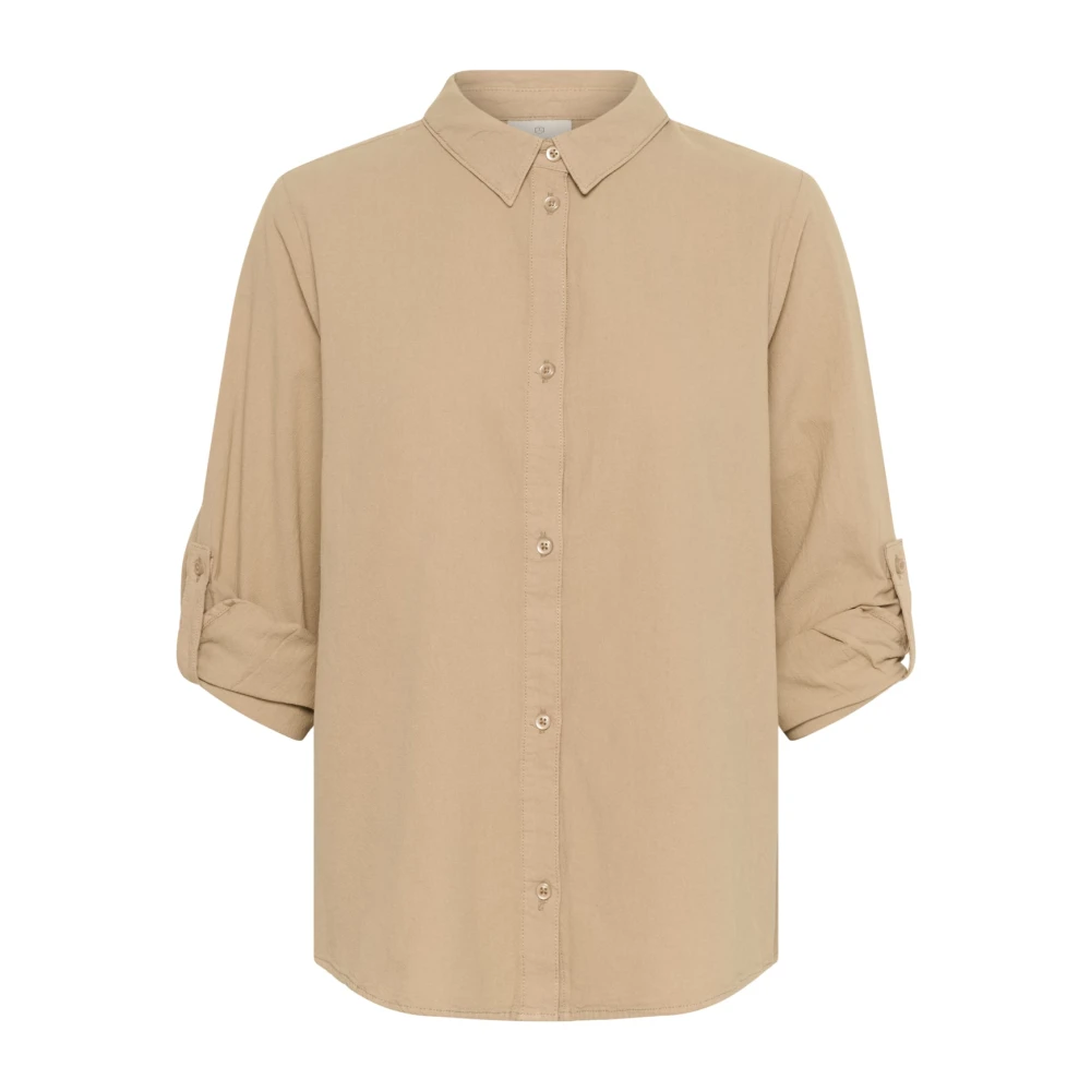 Kaffe Donna Beige Camicia Da Naya - Immagine 2