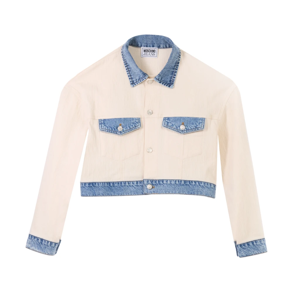 Jackets > Denim Jackets - - Moschino - Modalova