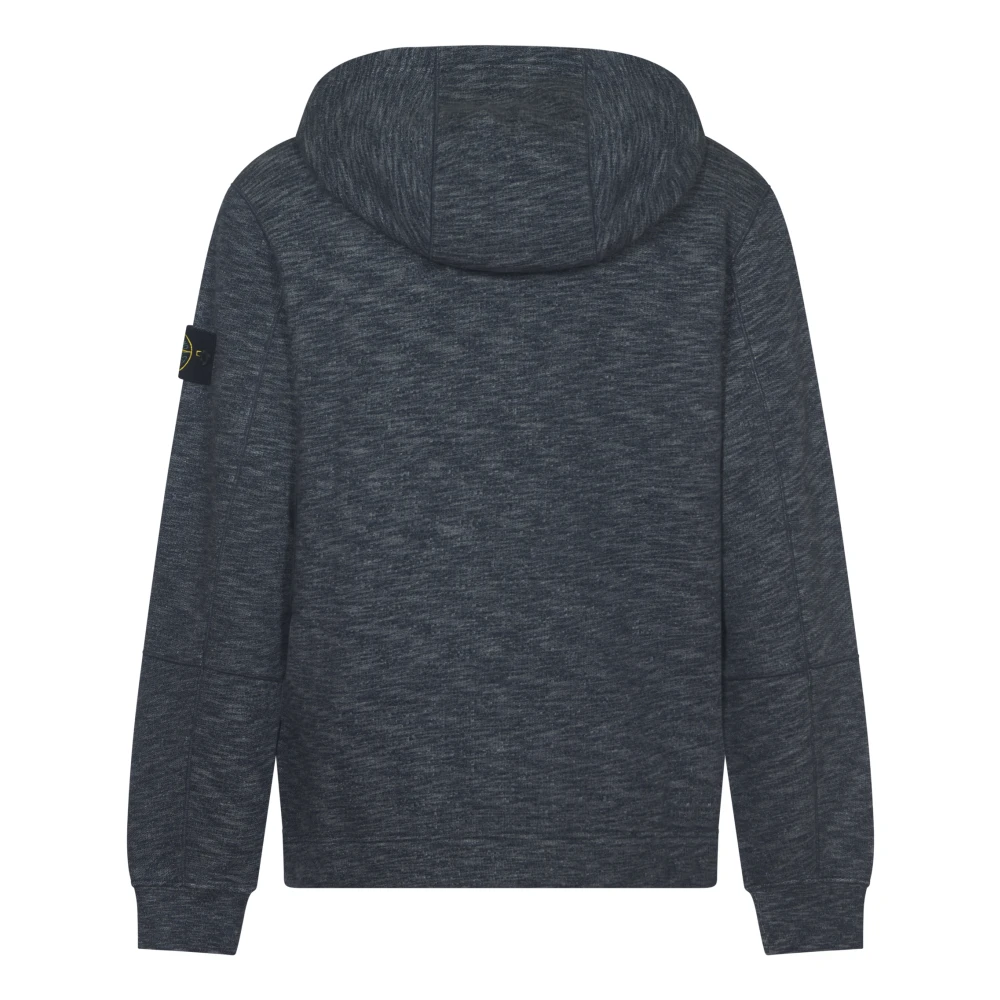 Stone Island Grijze Hoody Half Zip Sweater Gray Heren