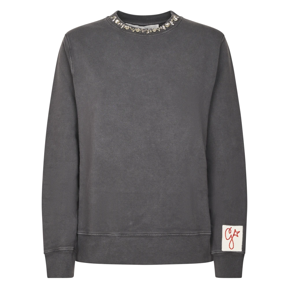 Golden Goose Damen Grau Sweatshirts & Hoodies, Mgröße: