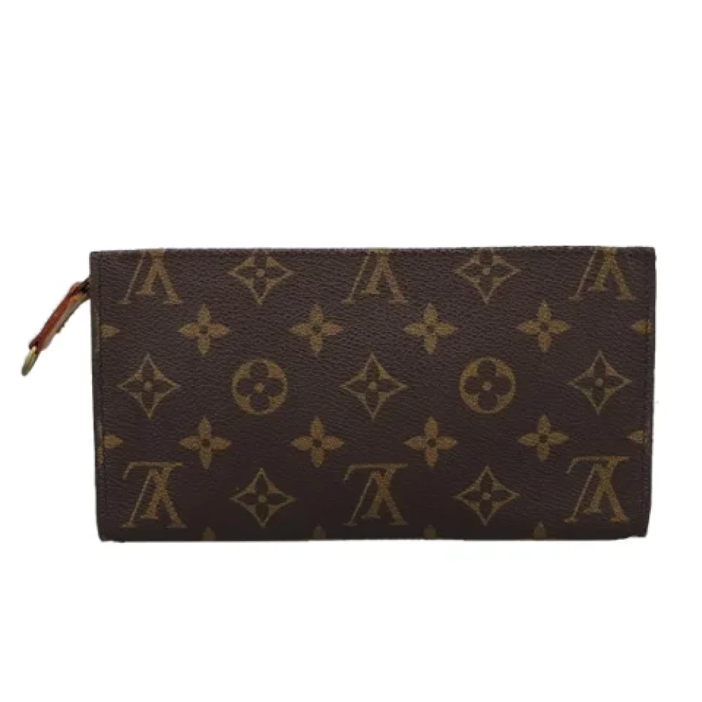 Louis Vuitton Vintage Pre-owned Canvas pouches Brown Dames
