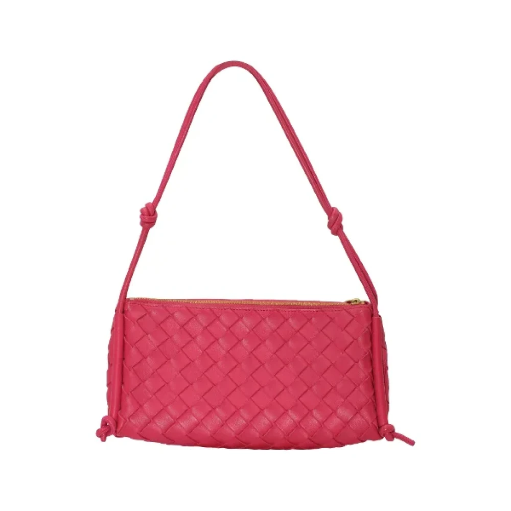 Bottega Veneta Vintage Pre-owned Leather shoulder-bags Pink Dames