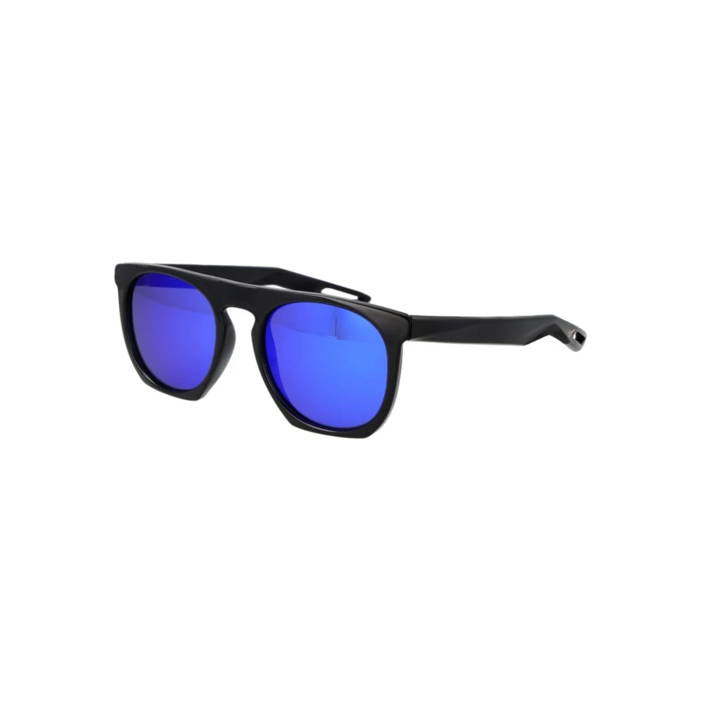 Nike Unisex Svart Solglasögon Med Rostfritt Stålram