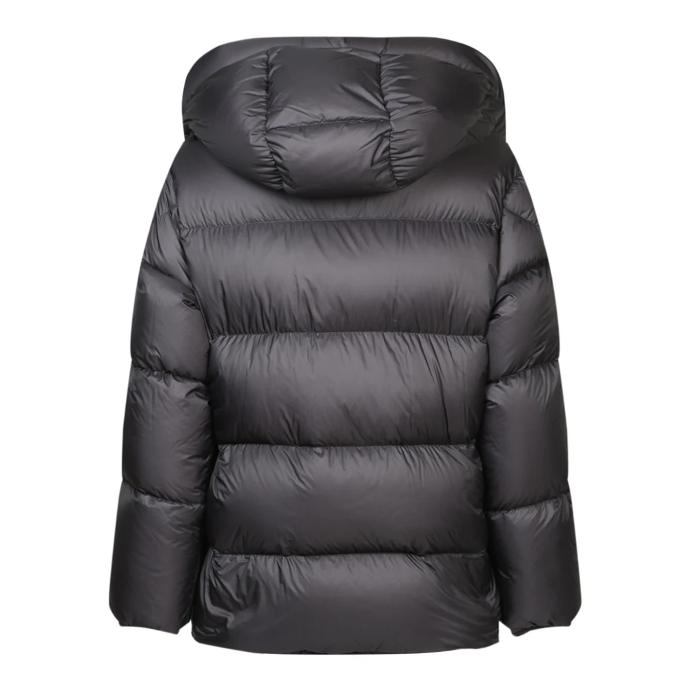 Moncler Waterafstotende Gewatteerde Hoodie Vest Blue Heren