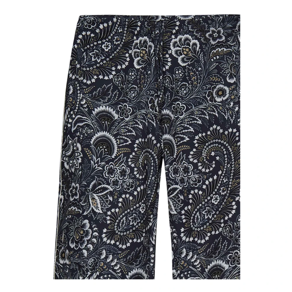 ETRO Wide Trousers Blue Heren