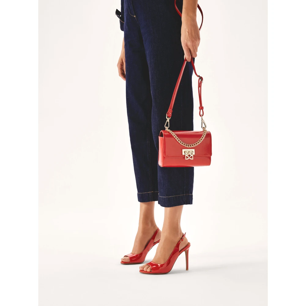 Kazar Rode kleine handtas met schouderband Red Dames