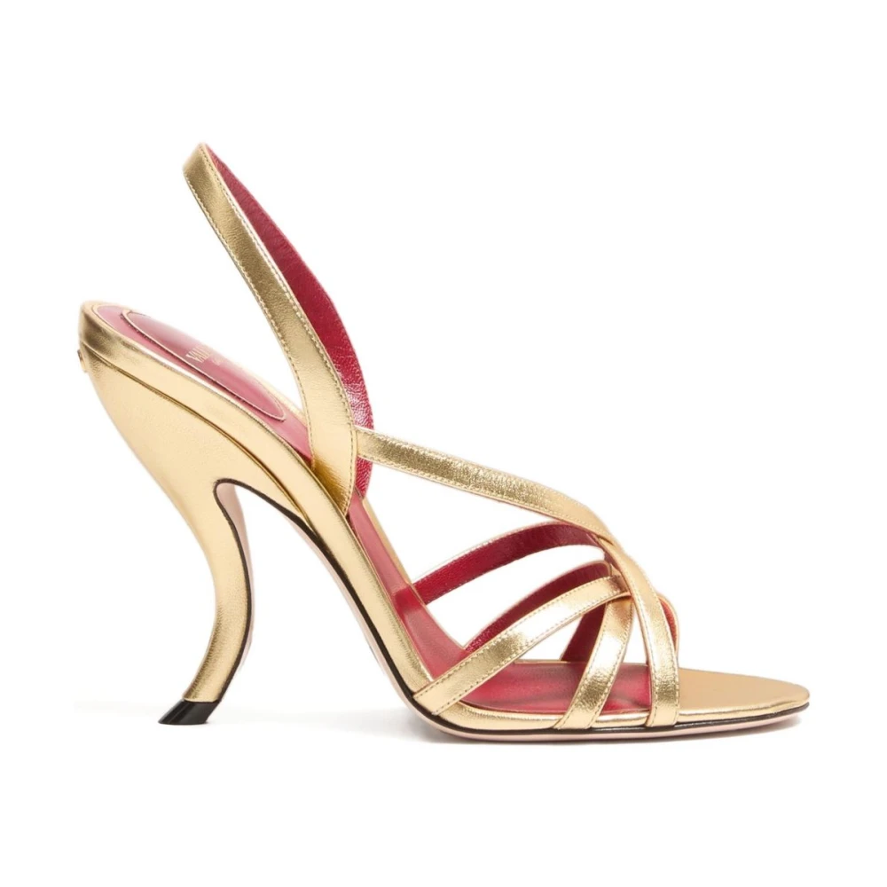 Valentino Garavani Fetishique Sandal - Female - High Heel Sandals - Yellow - 5 Uk - Shoes