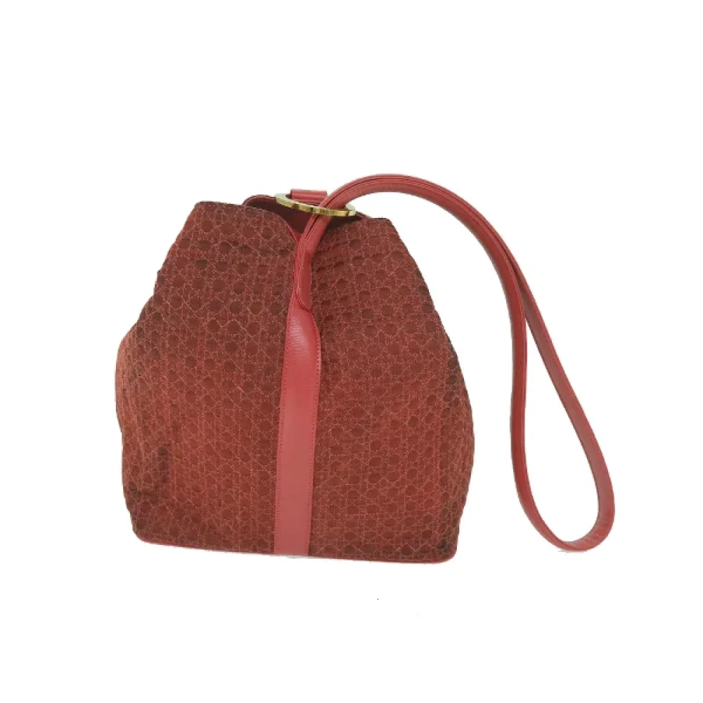 Dior Vintage Pre-owned Nylon dior-bags Red Dames