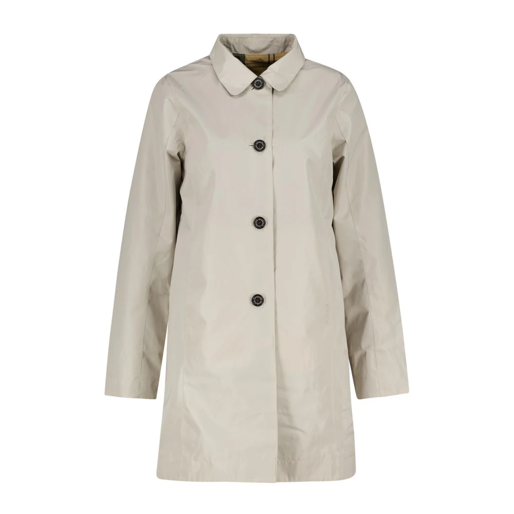 Barbour Beige Babbity Showerproof Jacket - Female - Single-Breasted Coats - L - Coats