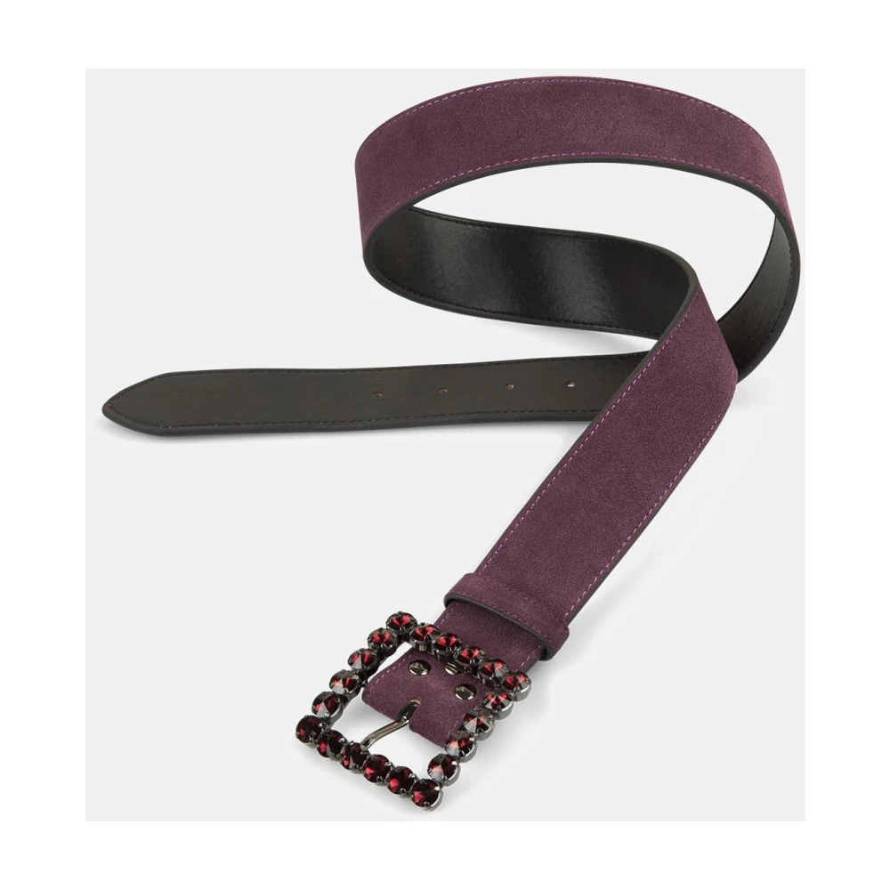 Alma en Pena Riem met vierkante gesp Purple Dames