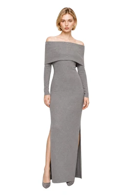 Off-Shoulder Maxi Dress