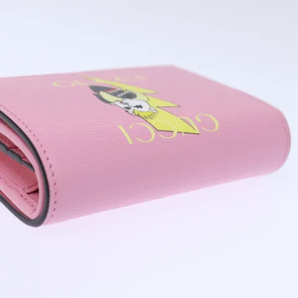 Gucci Vintage Pre-owned Leather wallets Pink Dames
