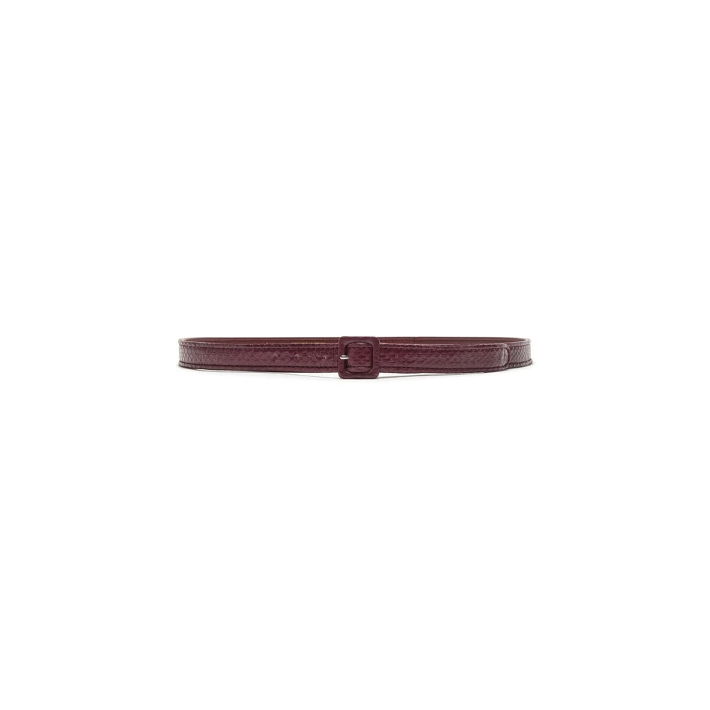 Maliparmi Women's Red Belts, 95 Cm, Exotic Stripes Belt