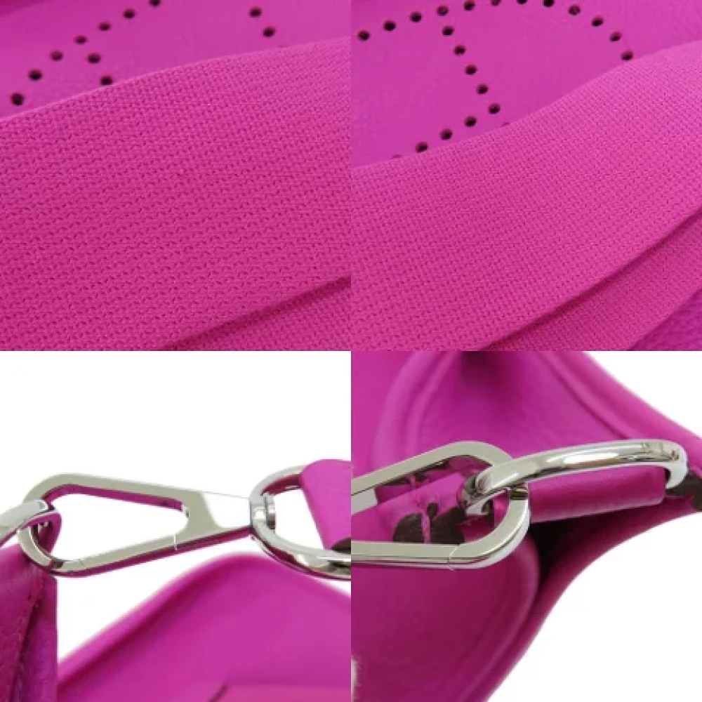 Hermès Vintage Pre-owned Leather shoulder-bags Purple Dames