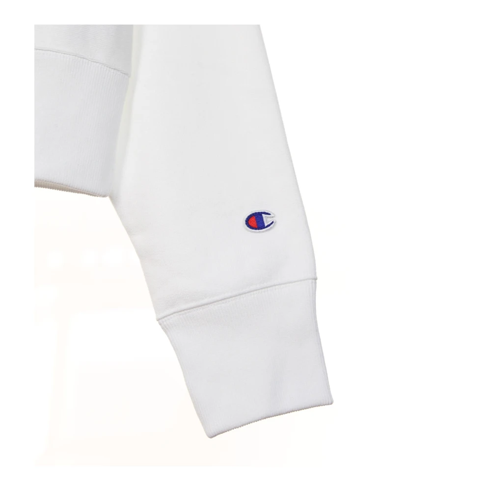 Champion Witte Turtle Neck Sweatshirt voor Vrouwen White Dames