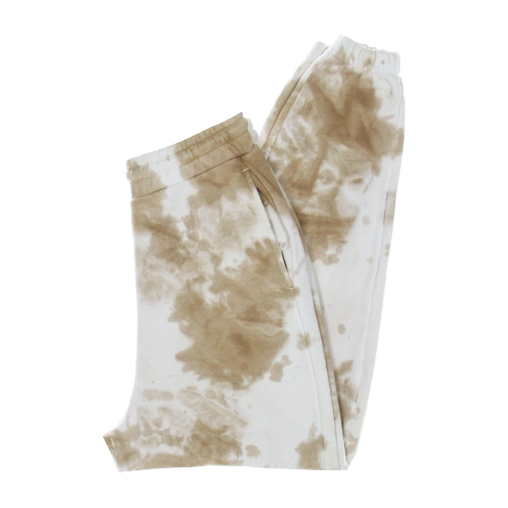 Karl Kani Tie Dye Sweatpants Wit zand Beige Heren