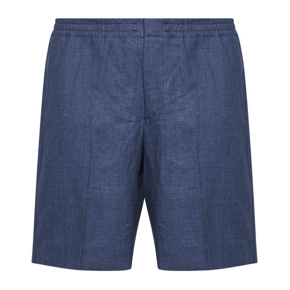 Zegna Men's Blue Casual Shorts