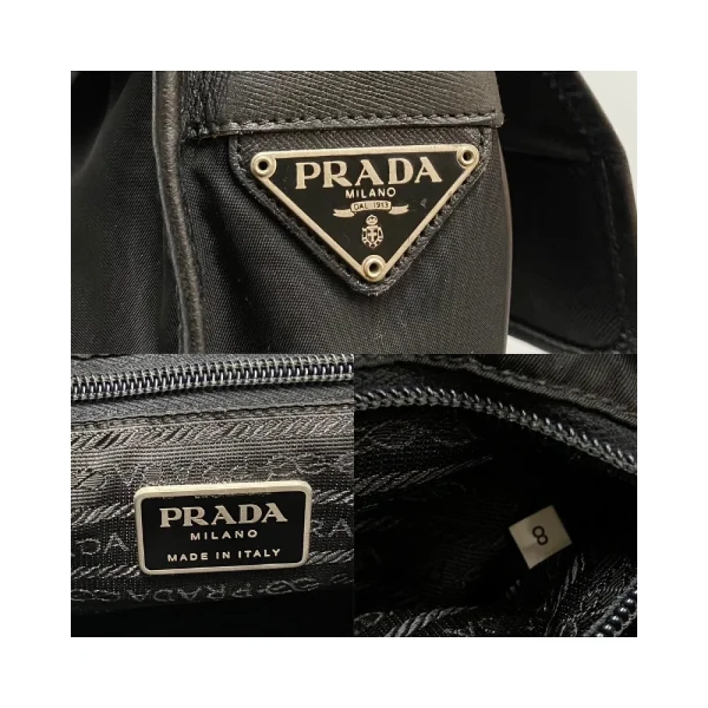 Prada Vintage Pre-owned Nylon prada-bags Black Unisex