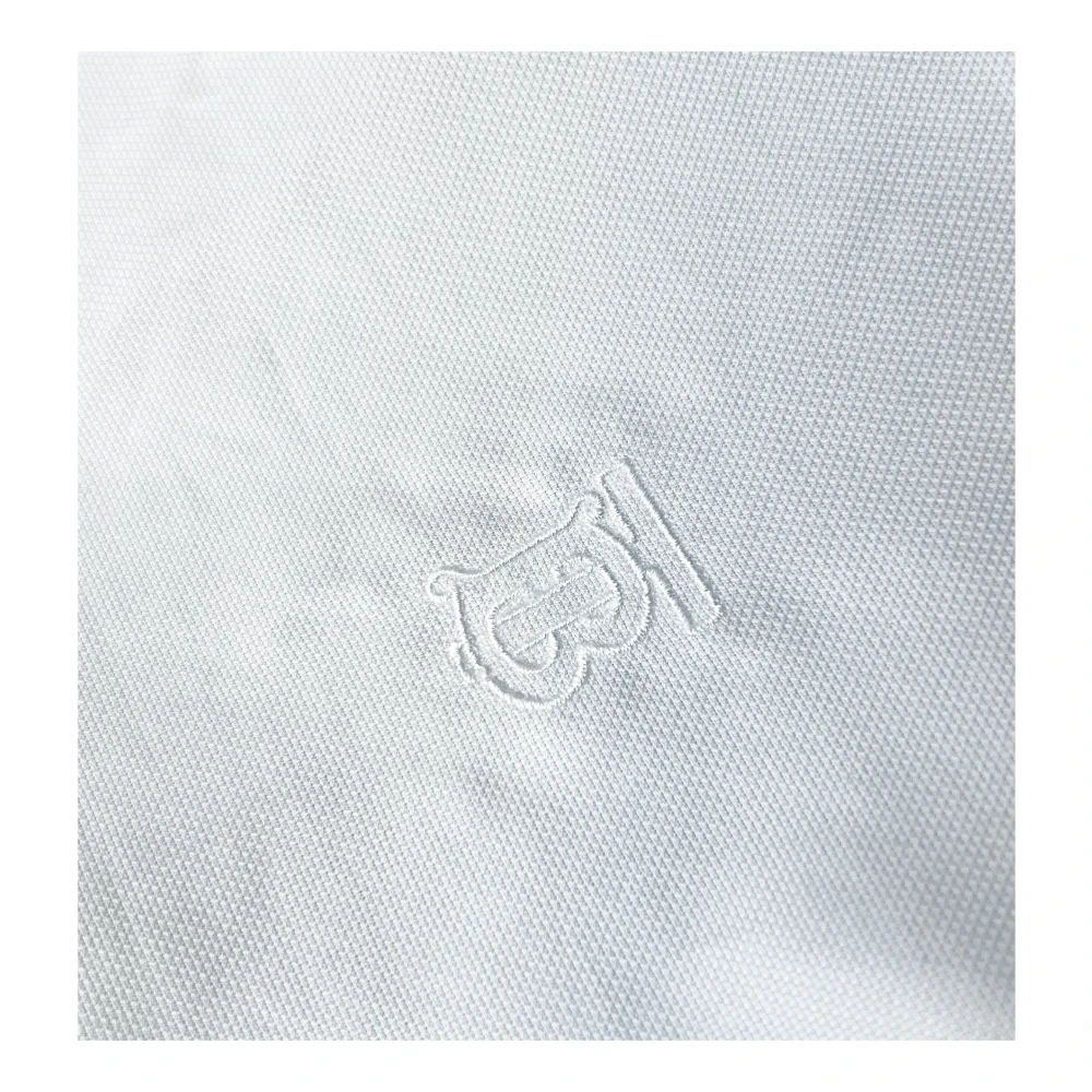 Burberry Witte Katoenen Overhemd met Logodetail White Heren