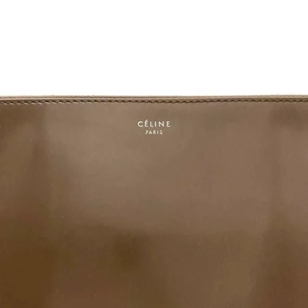Celine Vintage Pre-owned Fabric clutches Brown Dames