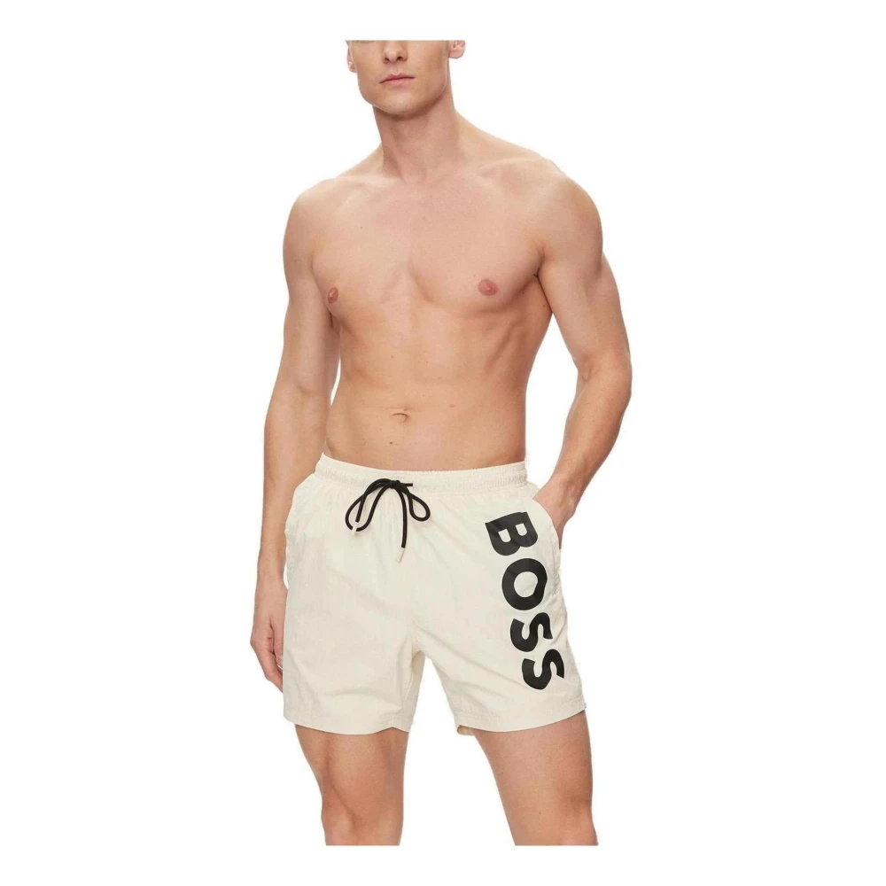 Hugo Boss Beachwear Beige Heren
