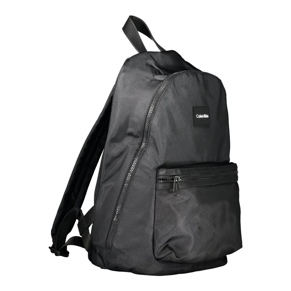 Calvin Klein Zwarte heren rugzak met laptopvak Black Heren