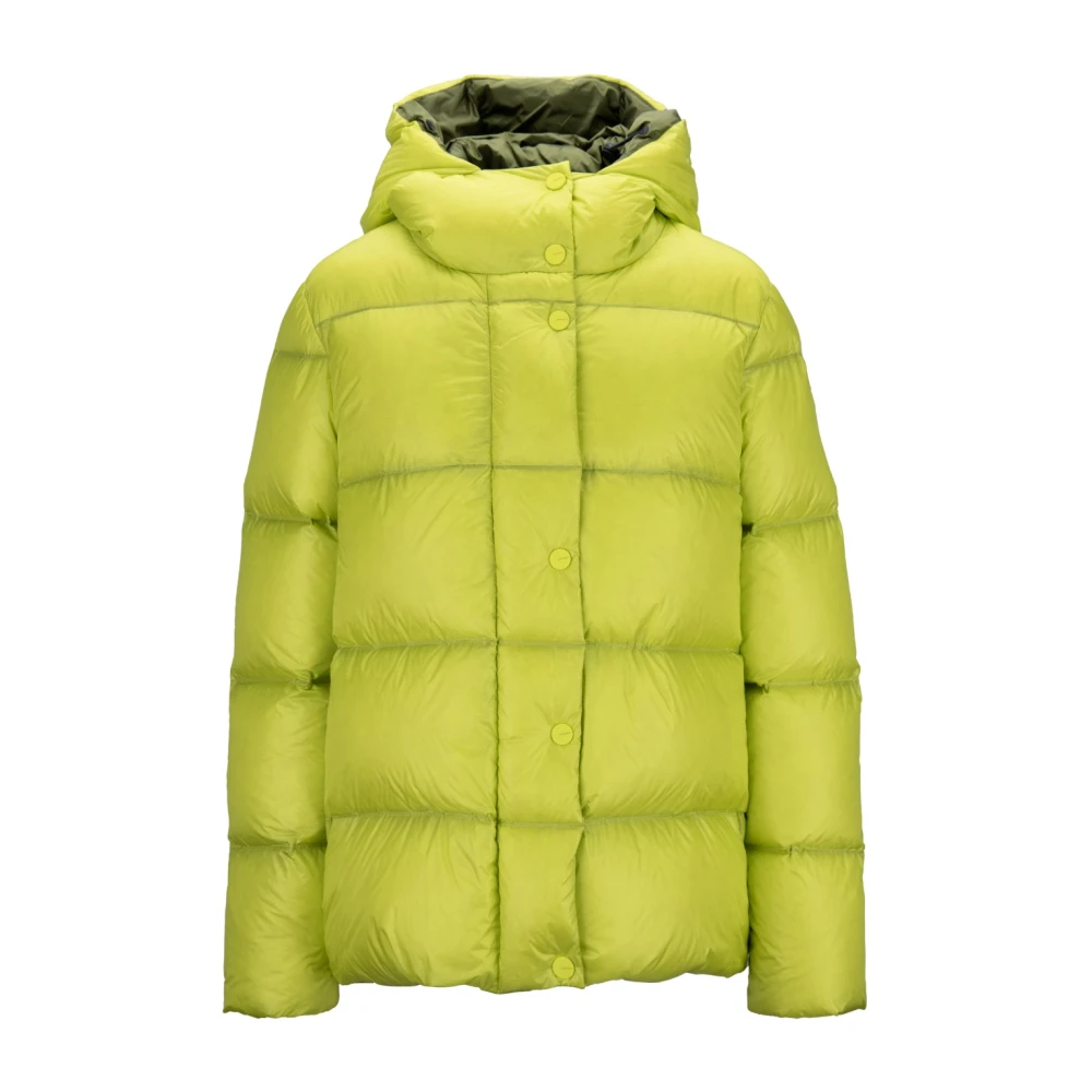 Rrd Women's Yellow `S Down Jacket With Zipper