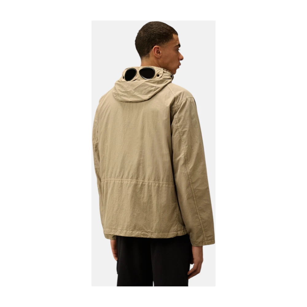 C.P. Company Vintage Nylon Goggle Jas Beige Heren
