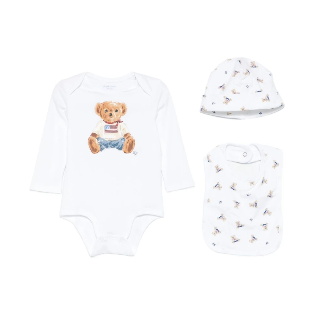 Polo Ralph Lauren , Kids Sets, Male, White, 9 M, White Dresses For Women