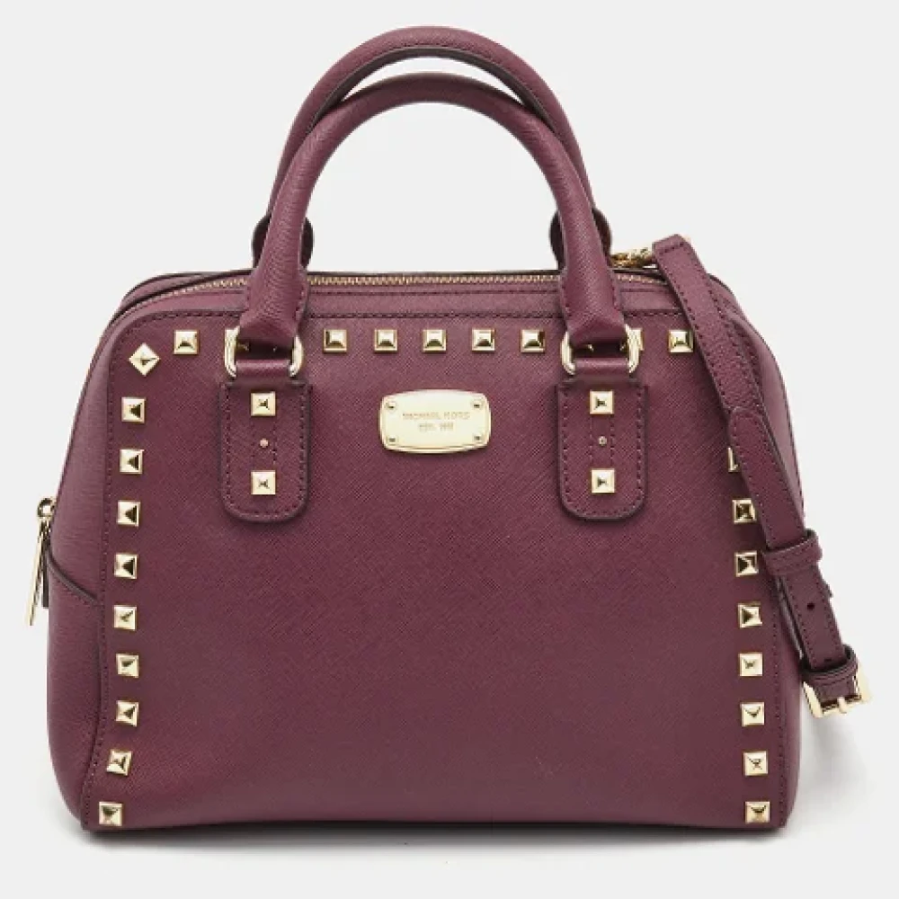 Michael Kors Pre-owned Leather handbags Purple Dames