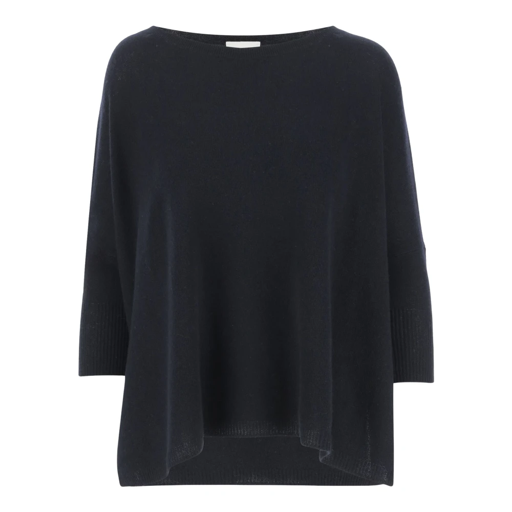 Allude Pullover met studs van wolmix Black Dames