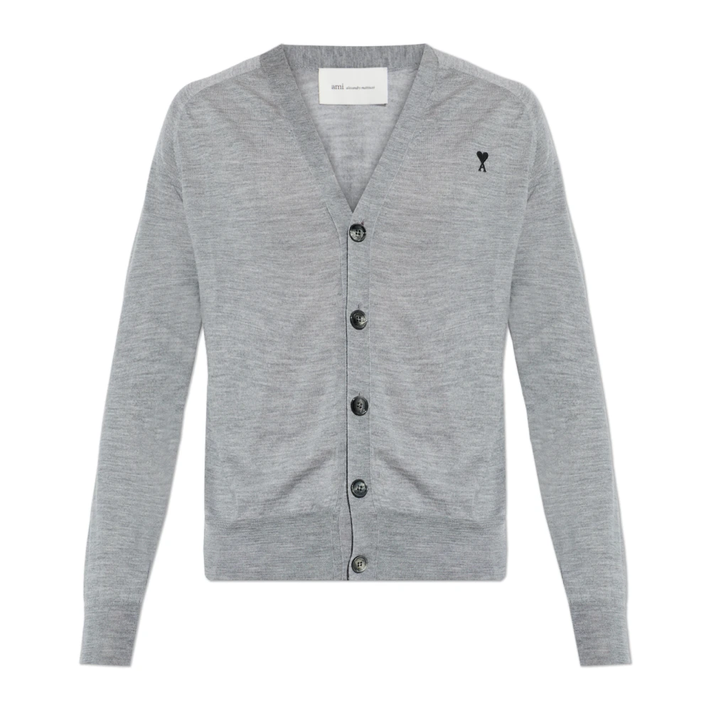 Ami Paris Uomo Grigio Maglie, 2XL, New,