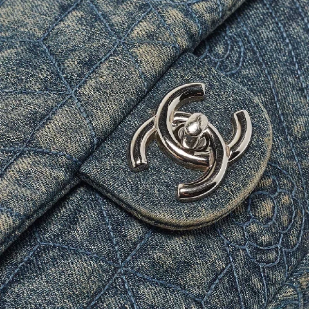 Chanel Vintage Pre-owned Denim chanel-bags Blue Dames