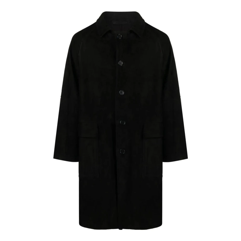 Salvatore Santoro Zwarte Leren Jas Black Heren